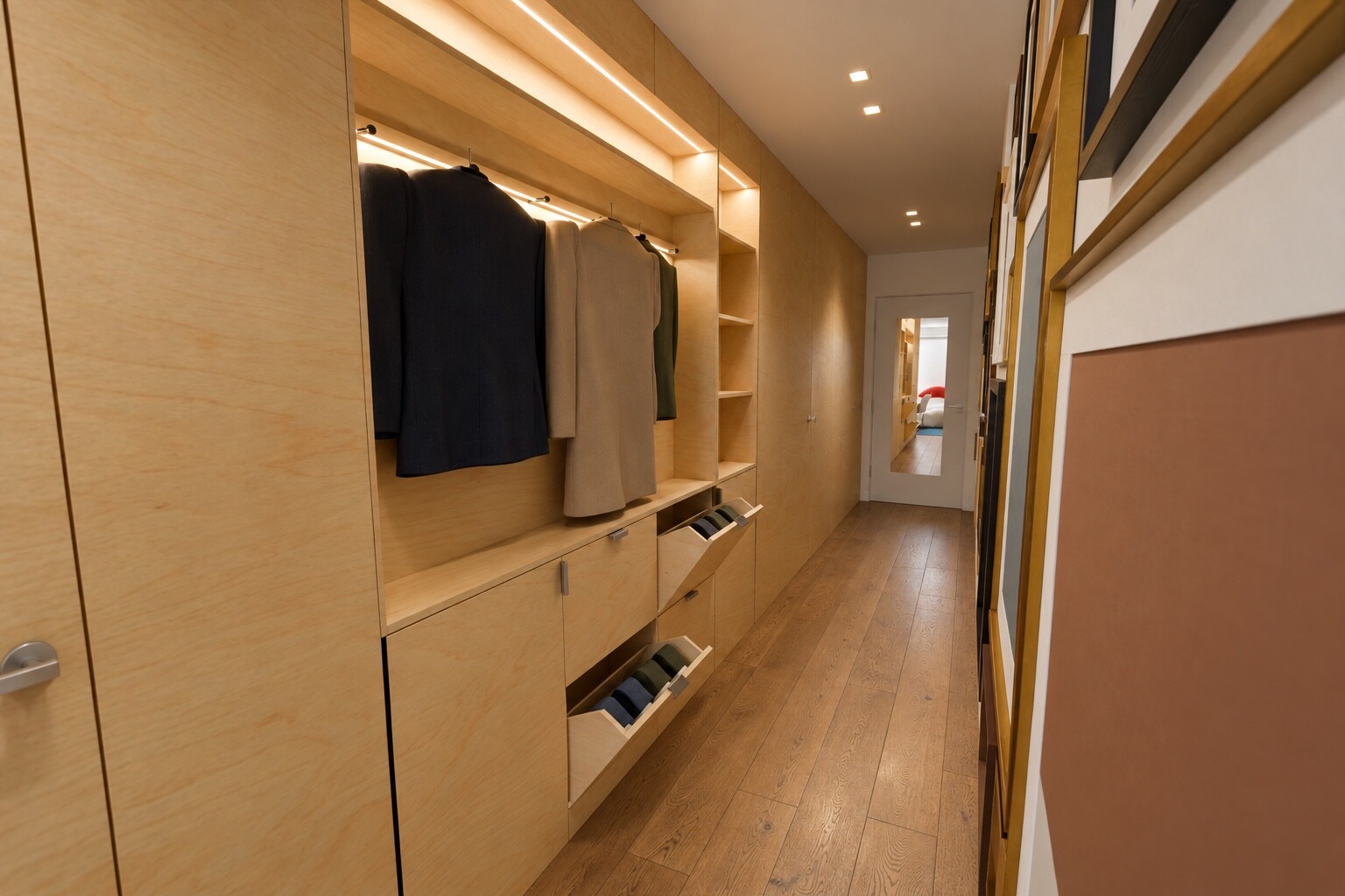 Corridor, wardrobe