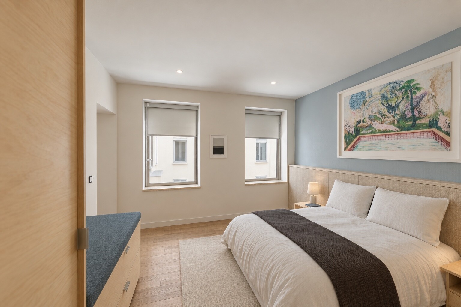 Main bedroom, towards the windows