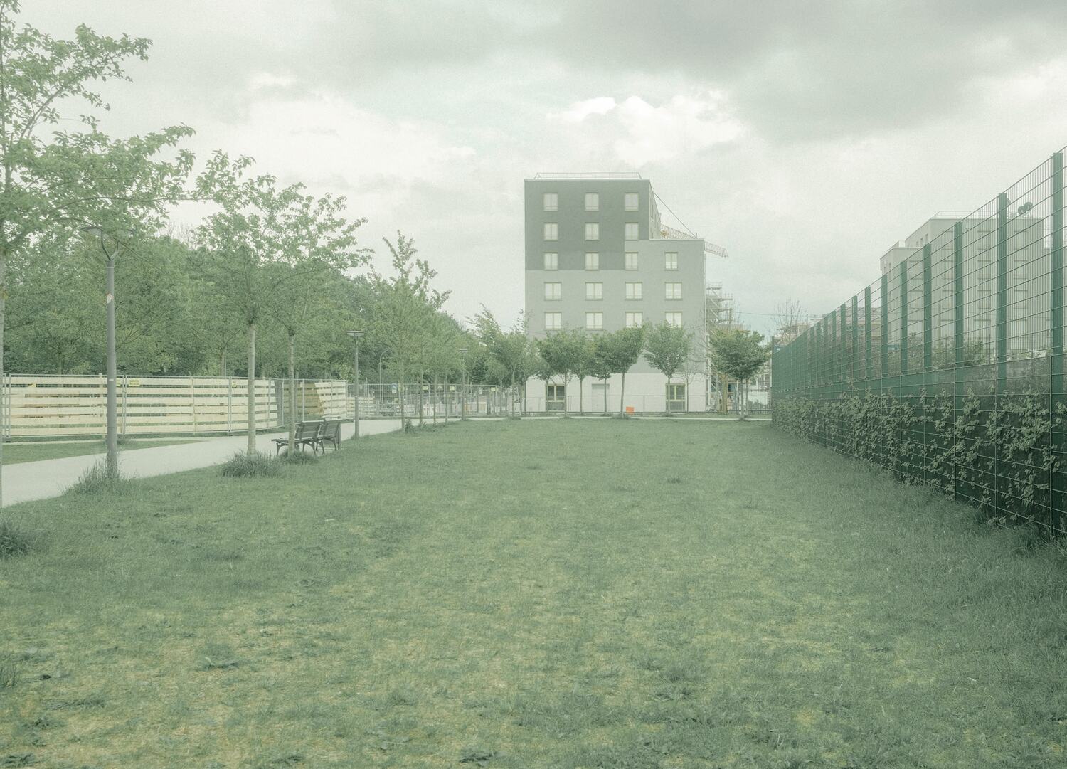 Towards the school park