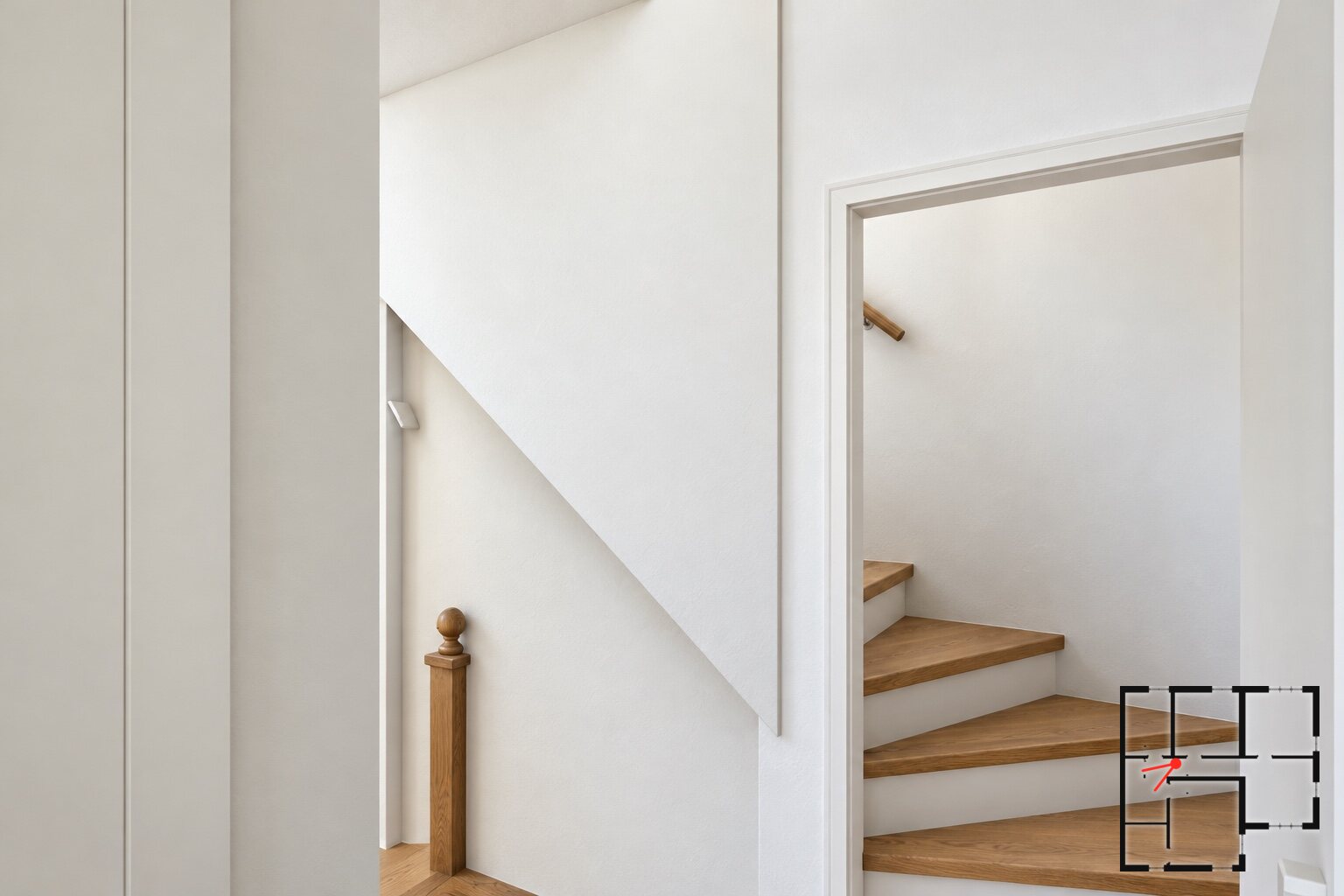 Stair on the upper floor