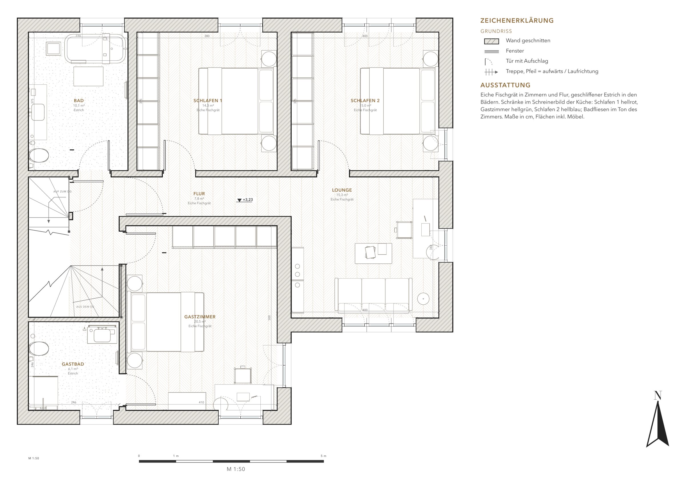 Upper floor plan