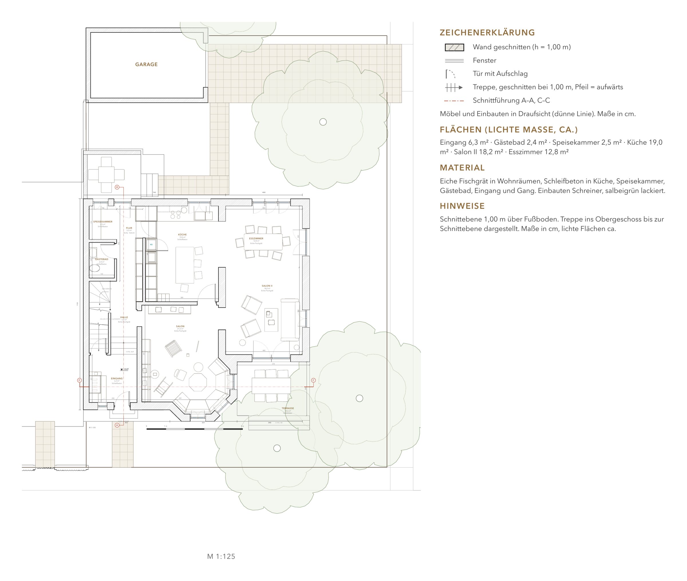 Plot with the ground floor