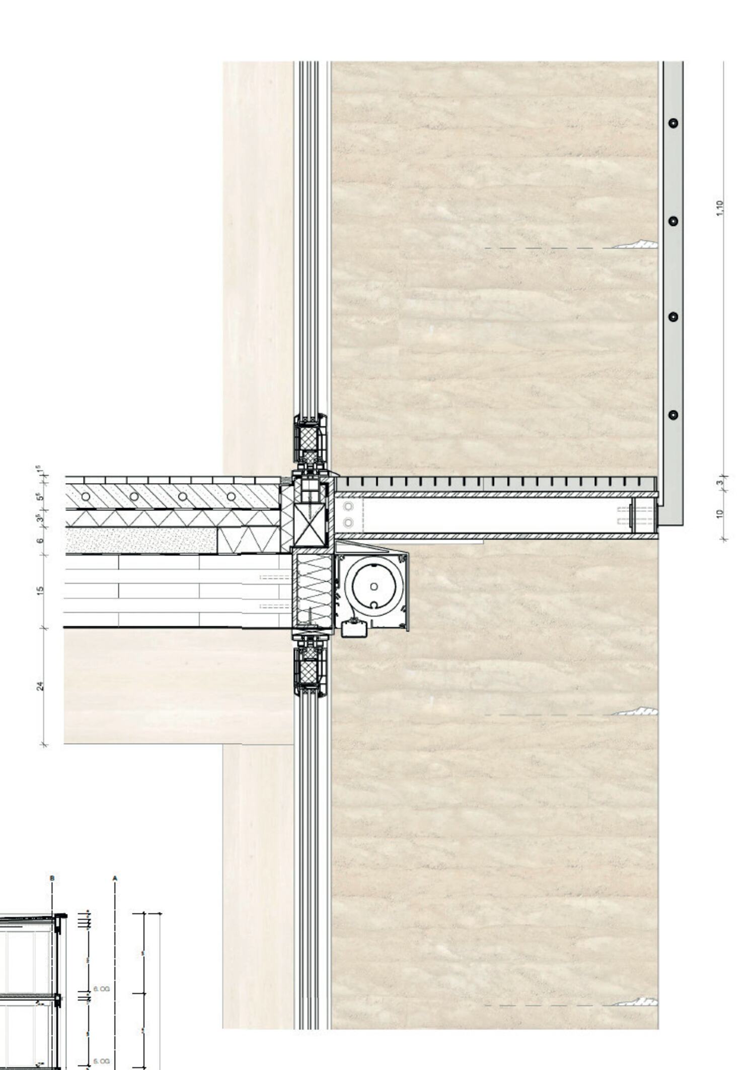 Facade detail, 1:20