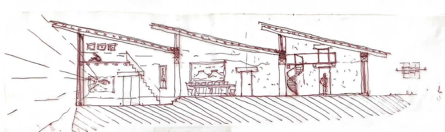 Under the roof