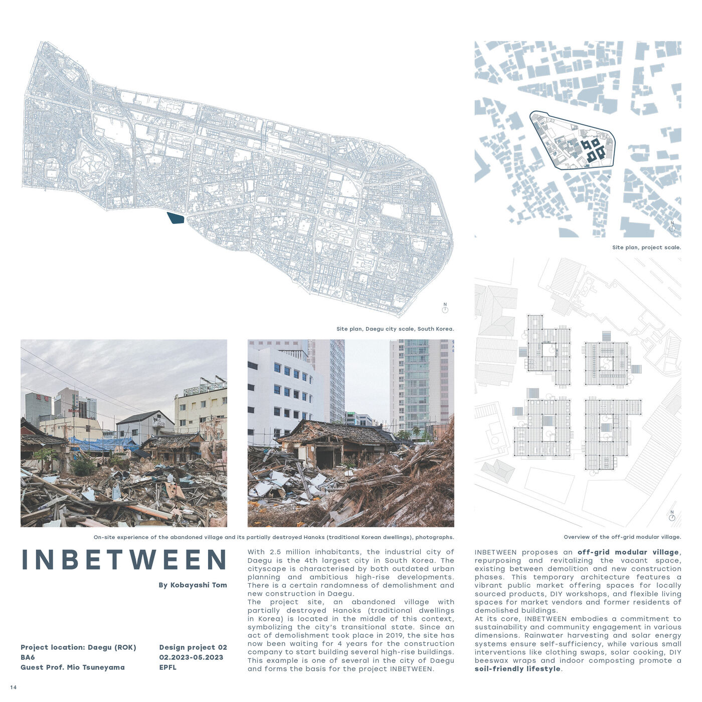 The site in the city