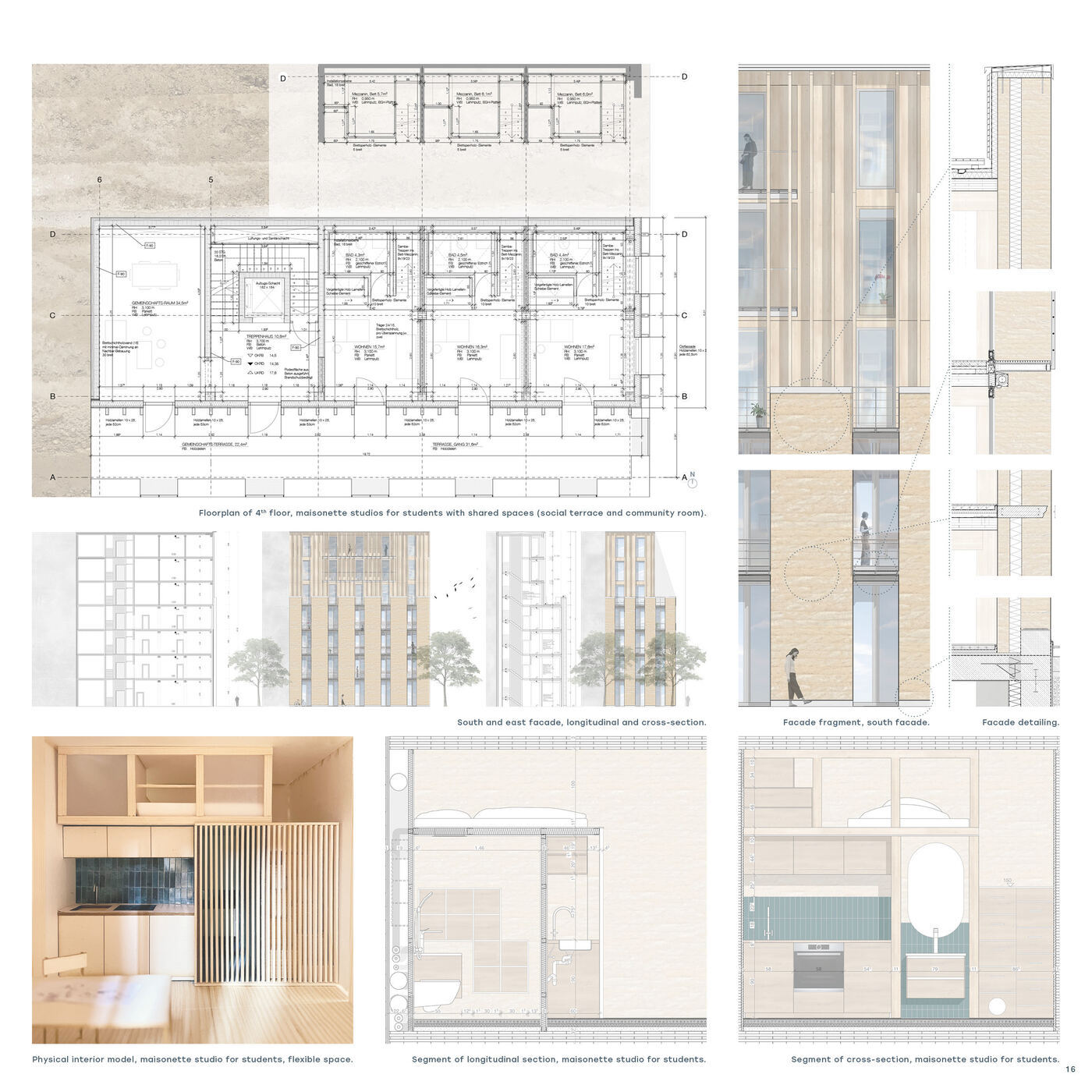 Plans and facade studies